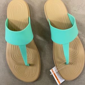 Brand new crocs flip